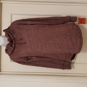 Heathered Red Pull Over Hoodie XS NWT